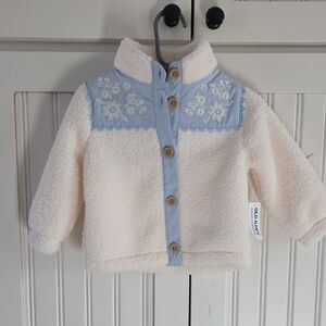 Old Navy Baby Girl Fleece Jacket 12-18 Months